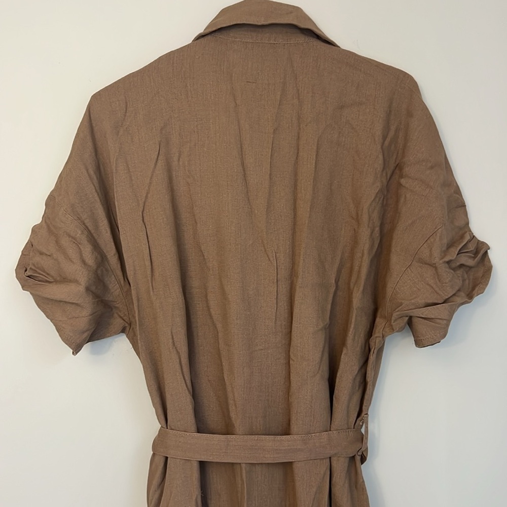 NWT Ricki’s Linen Shirtdress with Roll Sleeves - Picture 12 of 12